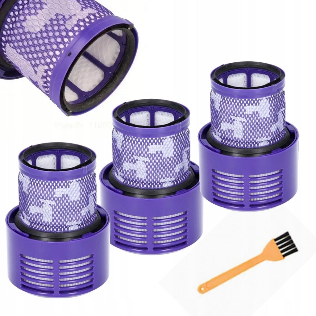 Filtro HEPA Lavabile di Ricambio compatibile con Dyson V11 V15 SV14 – Set 3 Filtri + Spazzola