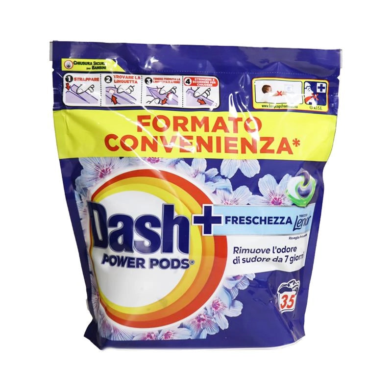 DASH POWER PODS LIQUIDO LAVATRICE RISVEGLIO PRIMAVERILE 35PZ