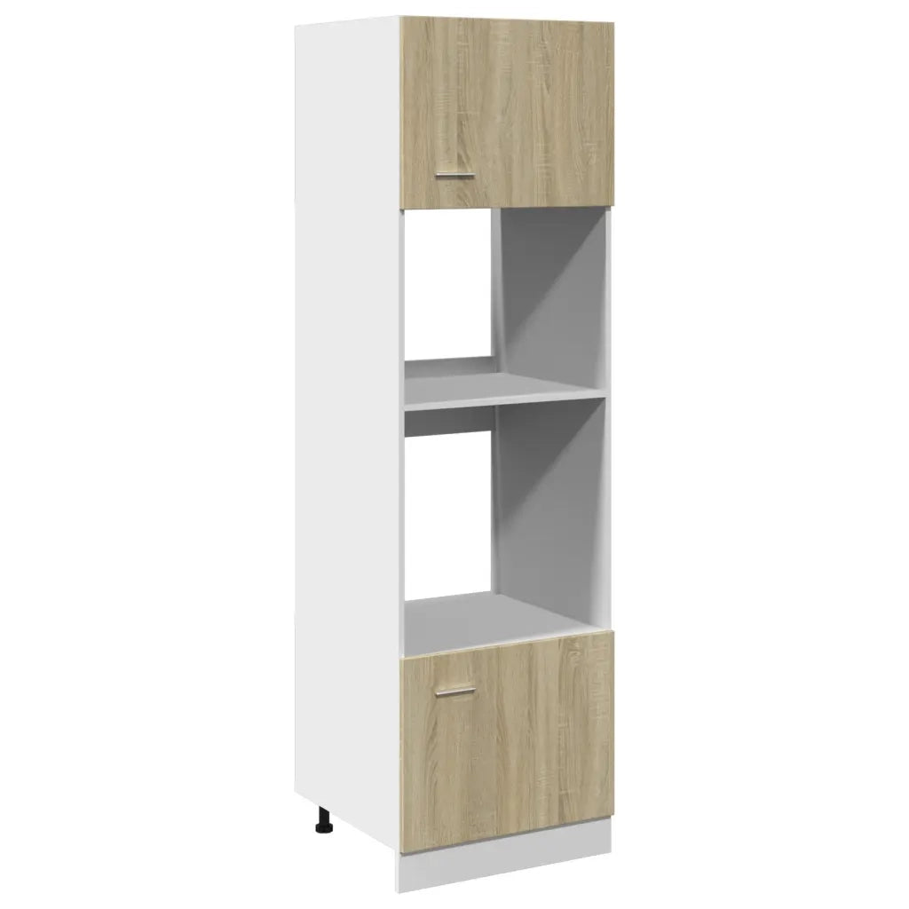 Mobile per Microonde “Lyon” Rovere Sonoma 60x57x207 cm