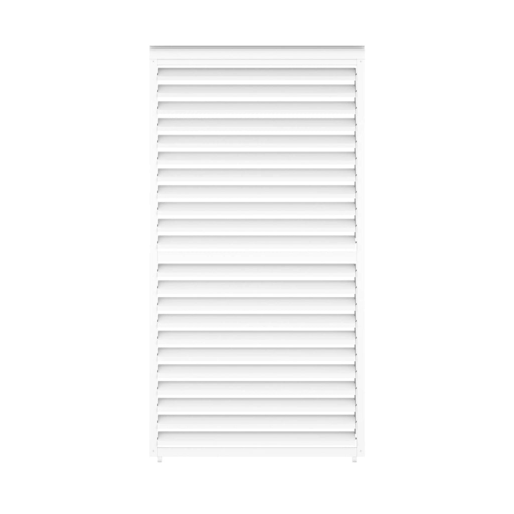 Persiana con lamelle orientabili 1.3m per pergola triomphe, bianco