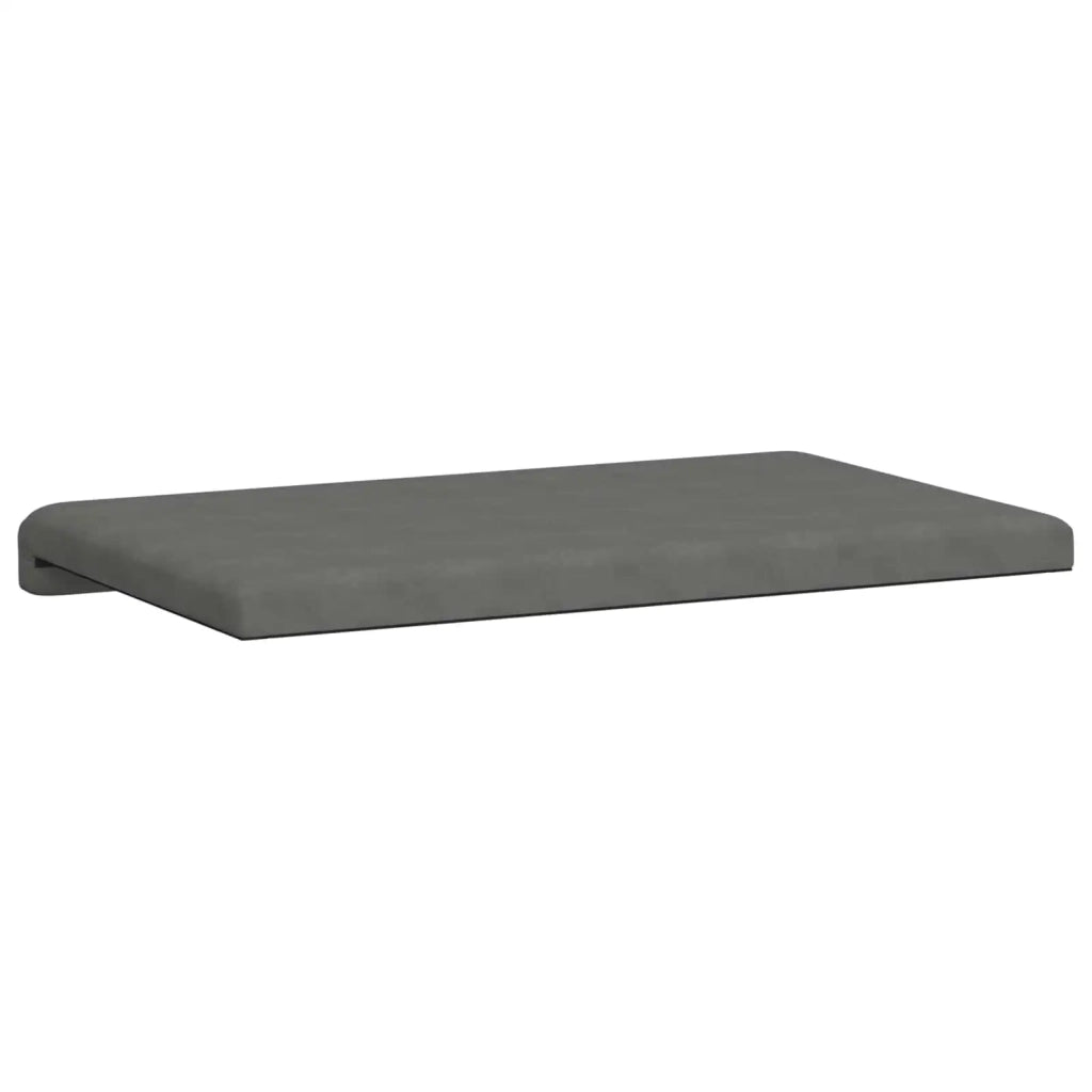 Cuscino per panchina Microfibra Grigio Scuro Profondità 35 cm 42043208