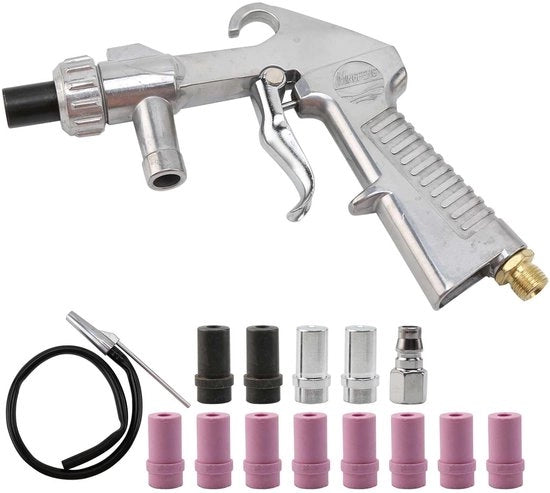 Kit di pulizia con pistola di pulizia e diverse bocchette di spruzzo