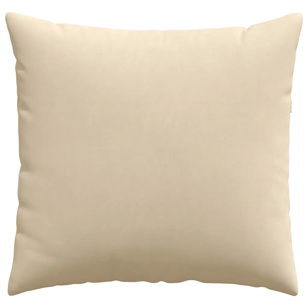 Cuscini da Divano 2 pcs Crema 45 x 45 cm Tessuto 42013944