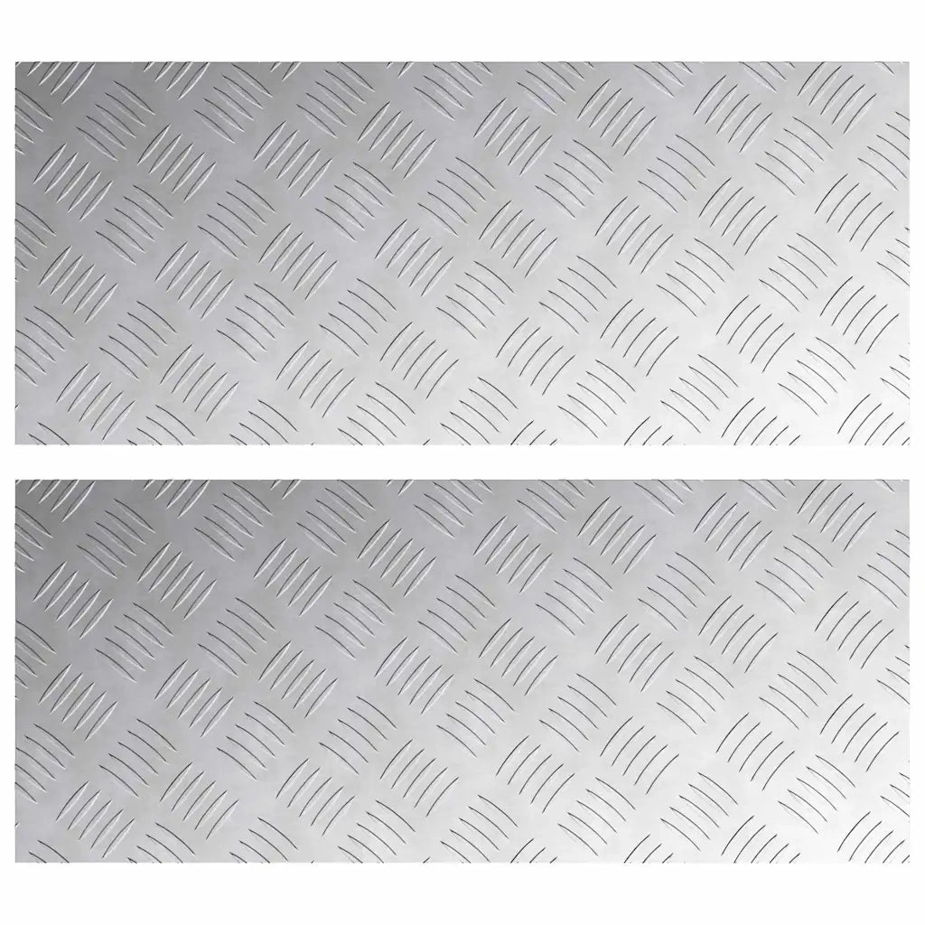 Gradini per Scale 2 pcs Argento 70 x 30 cm Alluminio 4104301
