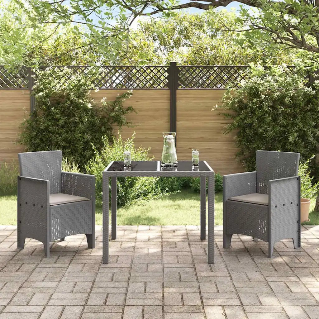 Sedia da Giardino 2 pz | Sedie da Esterno Grigio chiaro 53 x 49 x 85 cm