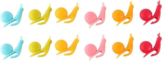 Supporto per tazza da tè a silicone 12 pezzi | Supporto per tazza da tè a forma di goccia | Clip per supporto acqua resistente