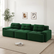 Cloud Modulsofa - Zephmum - 3-Sitzer, Gr¨¹n, Montagefrei