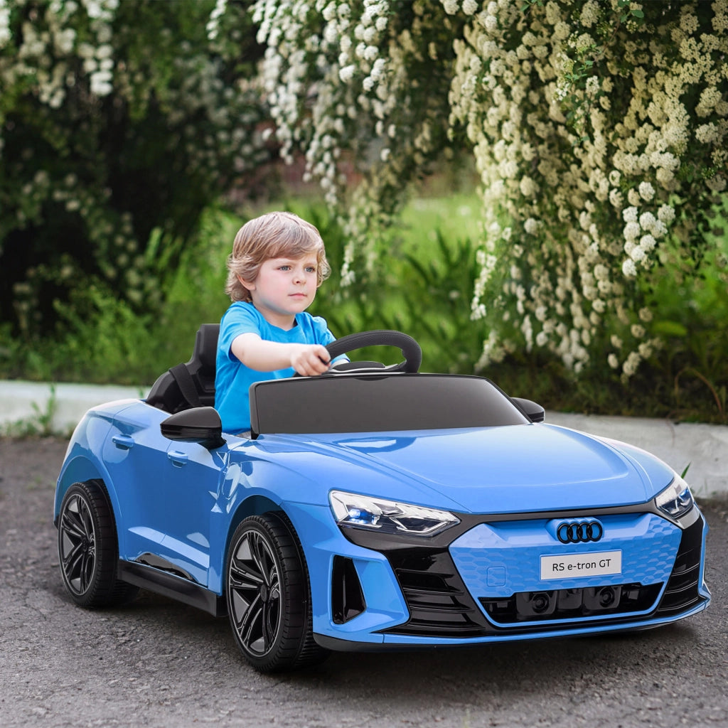 Auto Elettrica per Bambini Audi RS e-tron GT con Telecomando ¨C Minimal ¨C 103x58x41 cm Blu