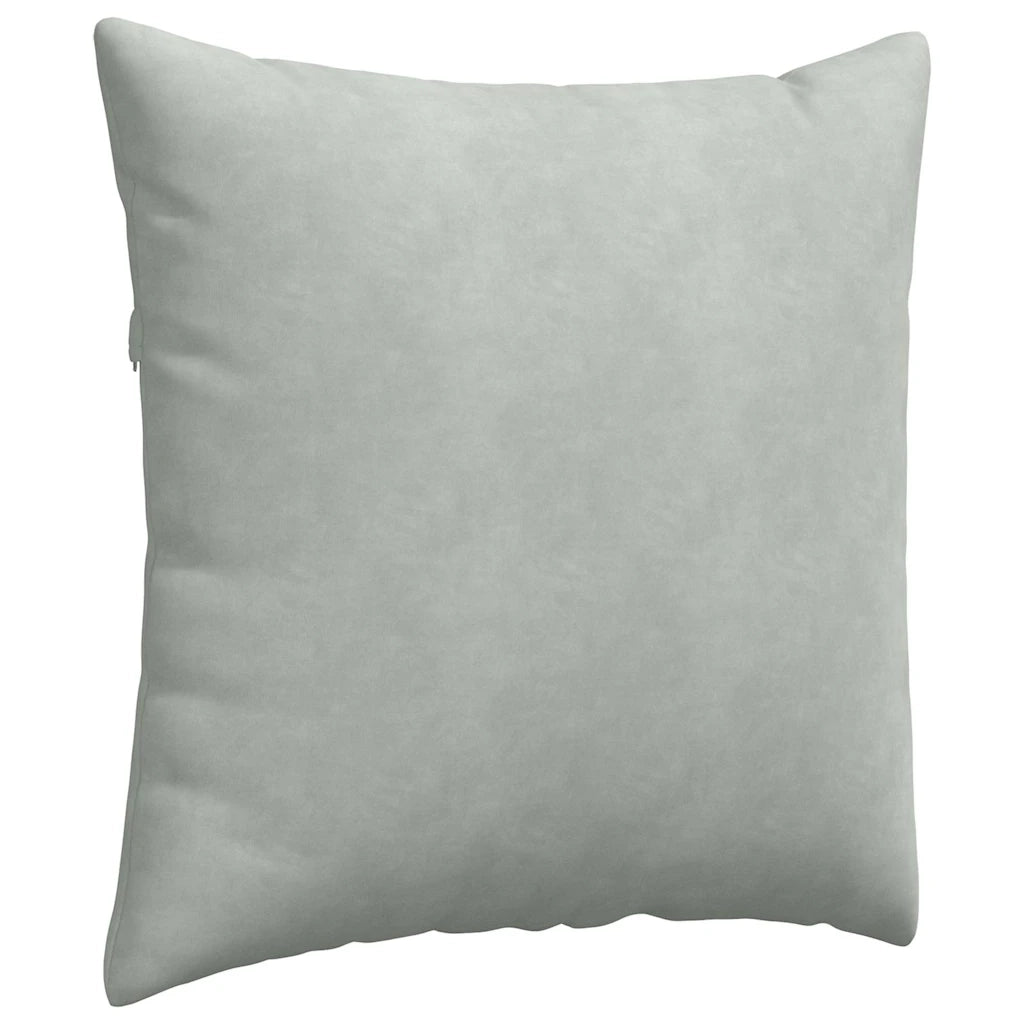 Cuscini da Divano 2 pz-Set di 2 Cuscini per Sofa Grigio chiaro 60 x 60 cm 223770