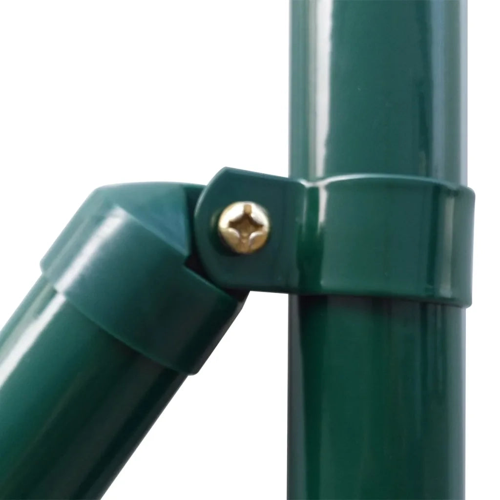 Recinzione da Giardino | Recinzione Euro in Acciaio 10x1 m Verde