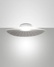 Vela Plafoniera LED Integrato 24W 4000lm 3000K Warm White Struttura Metallo e Metacrilato Bianco Dimmerabile a Taglio di Fase IP20 59x43x12cm