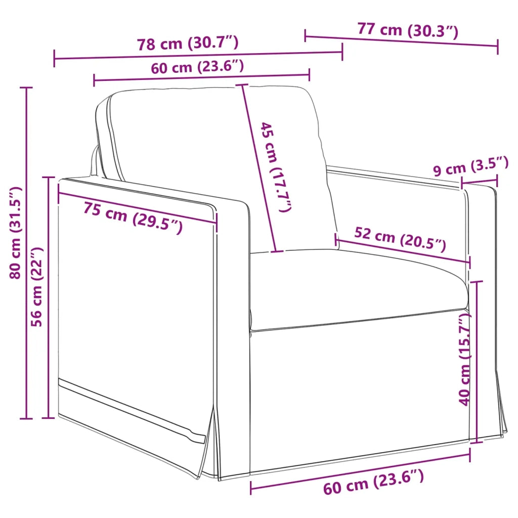 Set di divani 2 pcs Rosa 198 x 78 x 80 cm Velluto 3407599