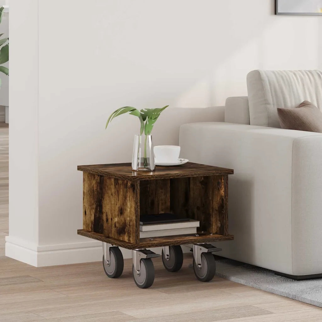 Supporto TV | Armadietto TV | Mobile Porta TV Rovere fum¨¦ 37 x 35 x 35 cm Legno multistrato