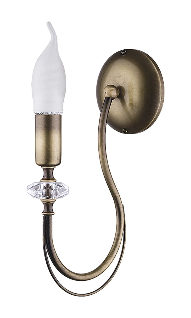 Applique industriale MELODY oro anticato 1xE14 Jupiter