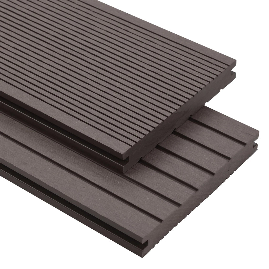 Pavimento da Deck 90 pcs Marrone Scuro WPC 3444757