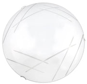 LETIZIA LAMPADA PLAFONIERA 2 LAMPADINE E27 40 CM TAGLI