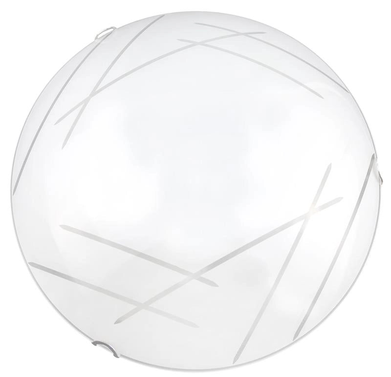 LETIZIA LAMPADA PLAFONIERA 2 LAMPADINE E27 40 CM TAGLI