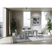 Tavolo allungabile 140/400x90 cm Spimbo - Cemento