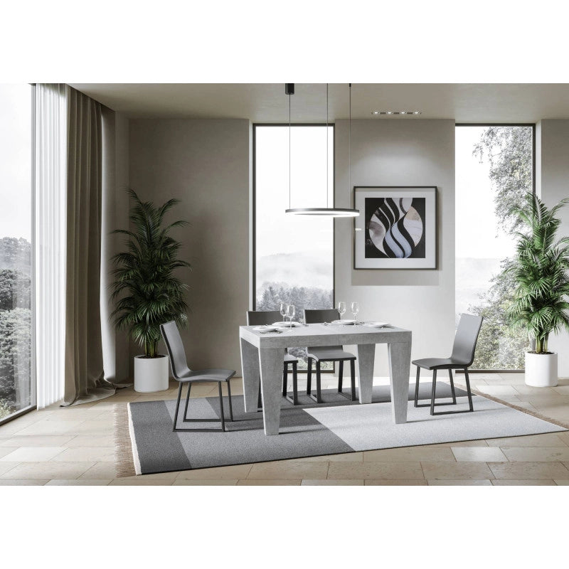Tavolo allungabile 140/400x90 cm Spimbo - Cemento