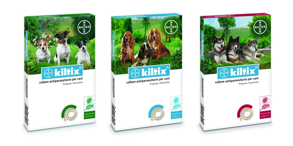 Bayer COLLARE ANTIPARASSITARIO PER CANI KILTIX (cm. 38) piccolo