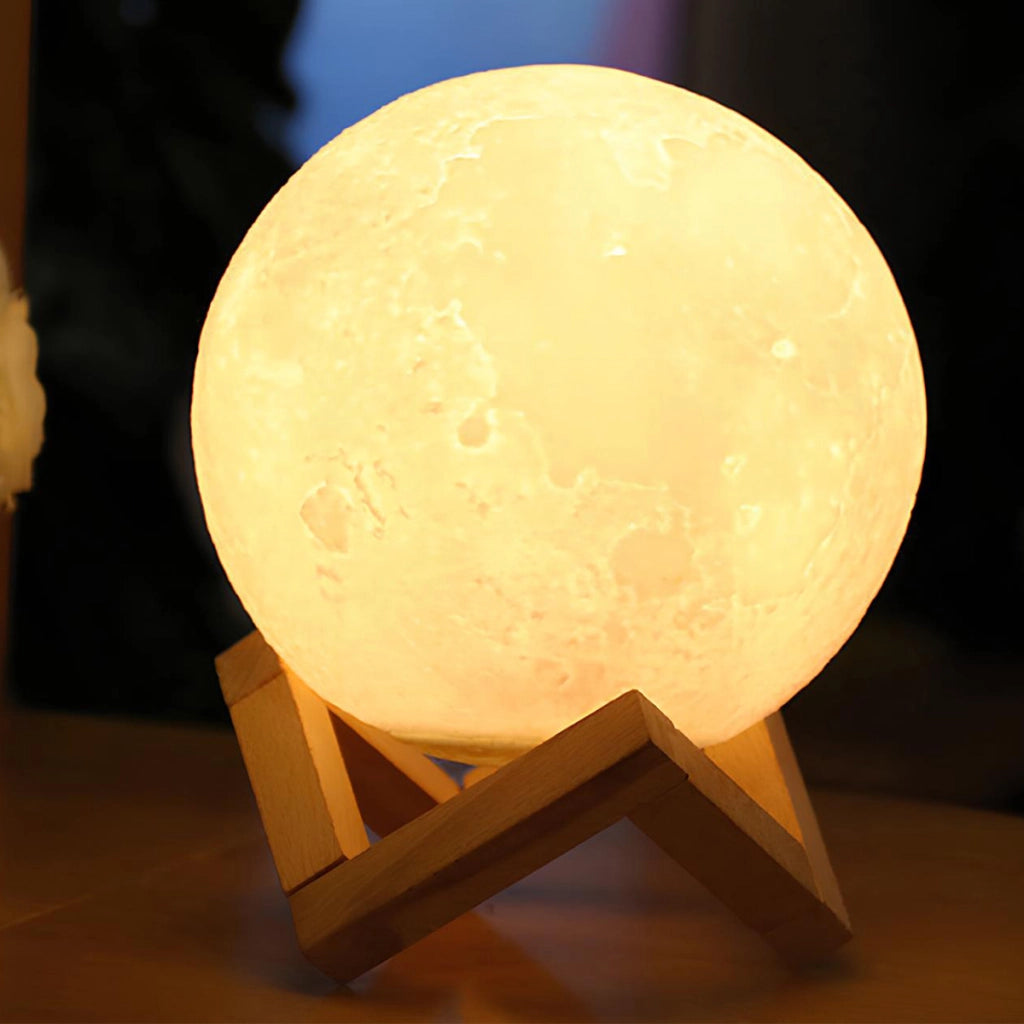Luce notturna per bambini modello Viaggio sulla Luna Bianco / Blu TechKidz