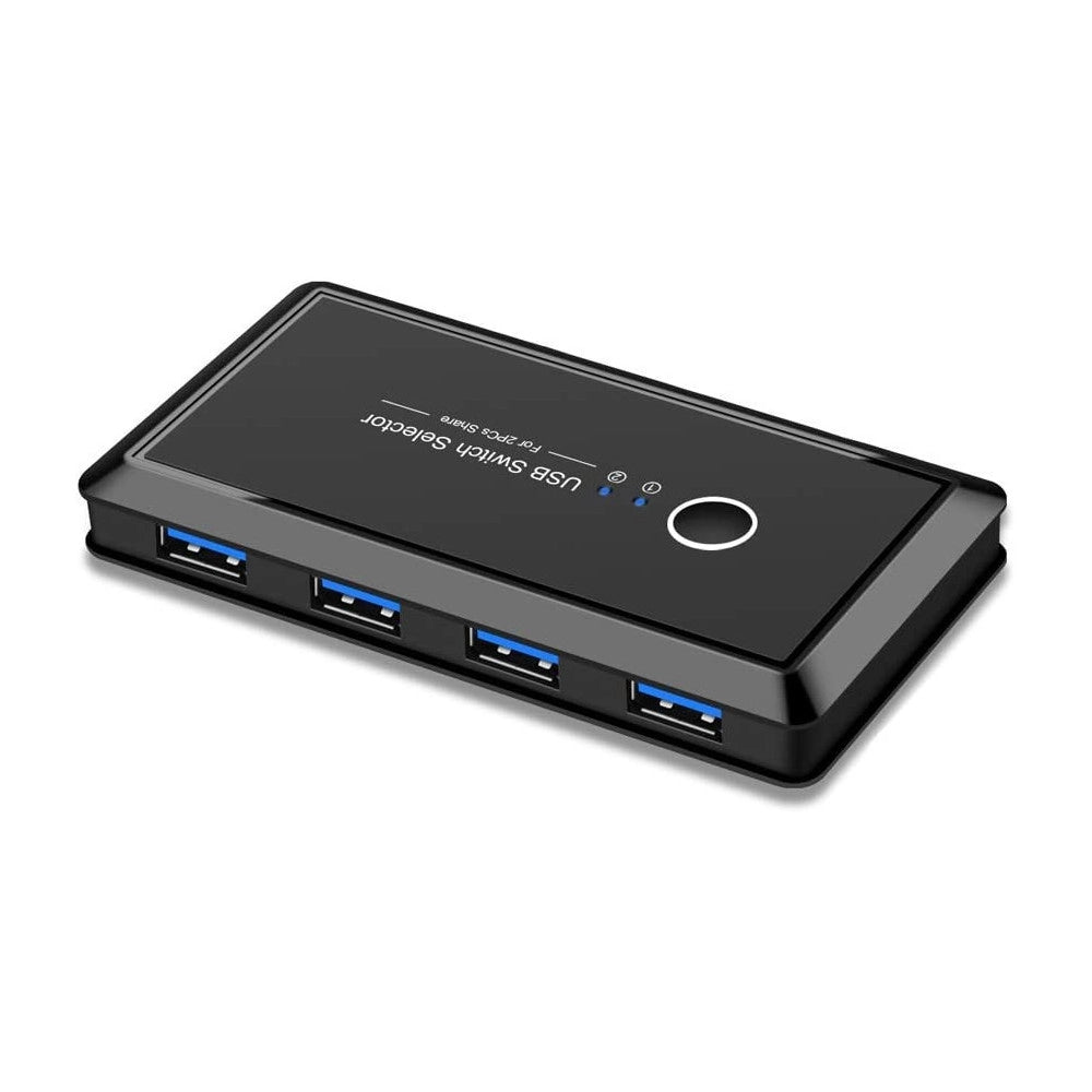 Trade Shop - Switch Box Usb 2.0 Hub 2 Ingressi 4 Uscite Per Condividere 2 Pc Computer Q-u100 -