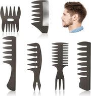 Set di Kamme per Capelli 6 pezzi per uno Stiling Perfetto - Kamme Antistatici per Uomini e Donne