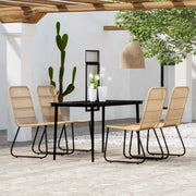 Set Mobili da Pranzo per Giardino 5 pz Rovere 3099175