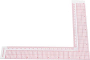 Liniaal per cucire e per il patchwork - Liniaal in plastica a L con angoli per la classificazione degli abiti