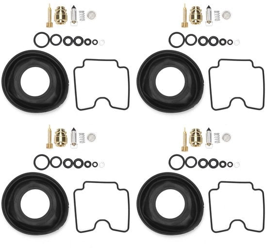 Set di riparazione carburatore 56 pezzi - Componenti di ricambio per la FZ-1/FZS1000 - Componenti di sigillaggio - Materiale gomma/metallo - Adatto per la riparazione del carburatore