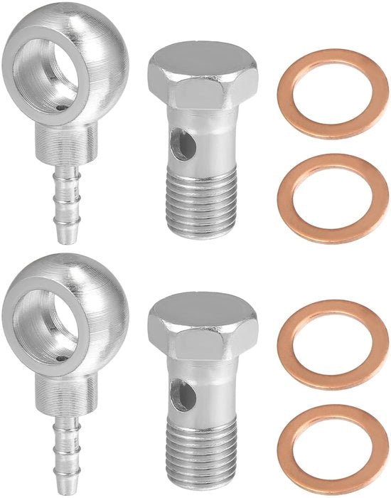 Adattatore di Fitting per Banjo 14mm ID 6mm OD M14x1.5 - 8 Pezzi