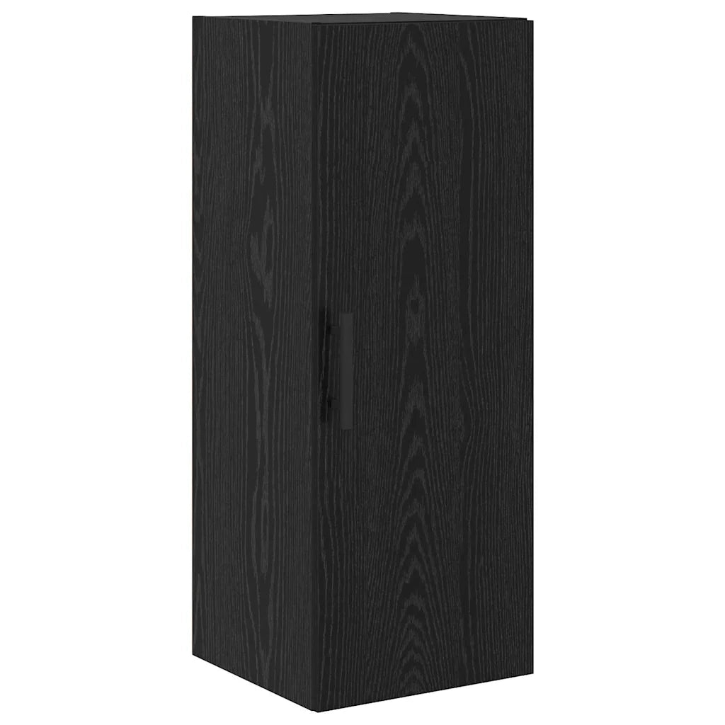 Credenza-Buffet-Armadio da cucina Rovere Nero 34,5 x 34 x 180 cm Legno multistrato 511936