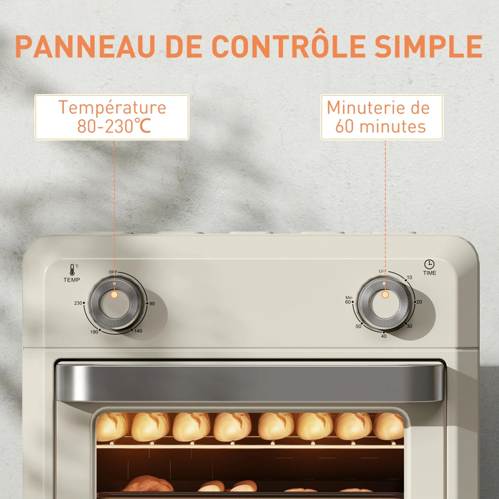 Friggitrice ad aria ¨C Minimal ¨C 1000W 80-230?¡ãC 32x27.2x29.8cm