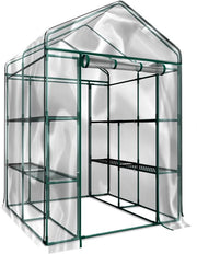 Casa per piante con 8 pannelli - Sostenibile e versatile - Verde con copertura trasparente