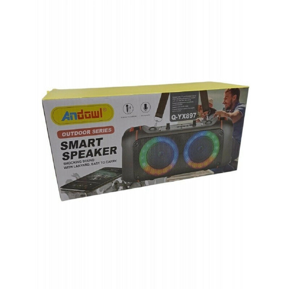 Trade Shop - Altoparlante Smart Speaker 2.0 Wireless Bluetooth 16 Watt Portatile Usb Q-yx897 -