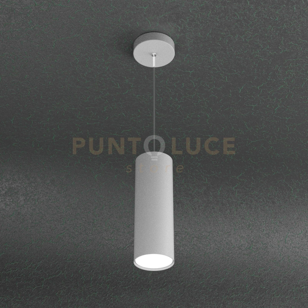 CLOUD SOSPENSIONE TUBO H.25 1 LUCE GRIGIO 1128-S25-GR