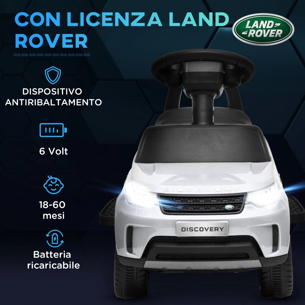 Macchina per Bambini 6V Land Rover ¨C zephmum ¨C Bianco