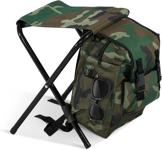 Sedia da Campeggio Opaca 2 in 1 con Tasca Isolata