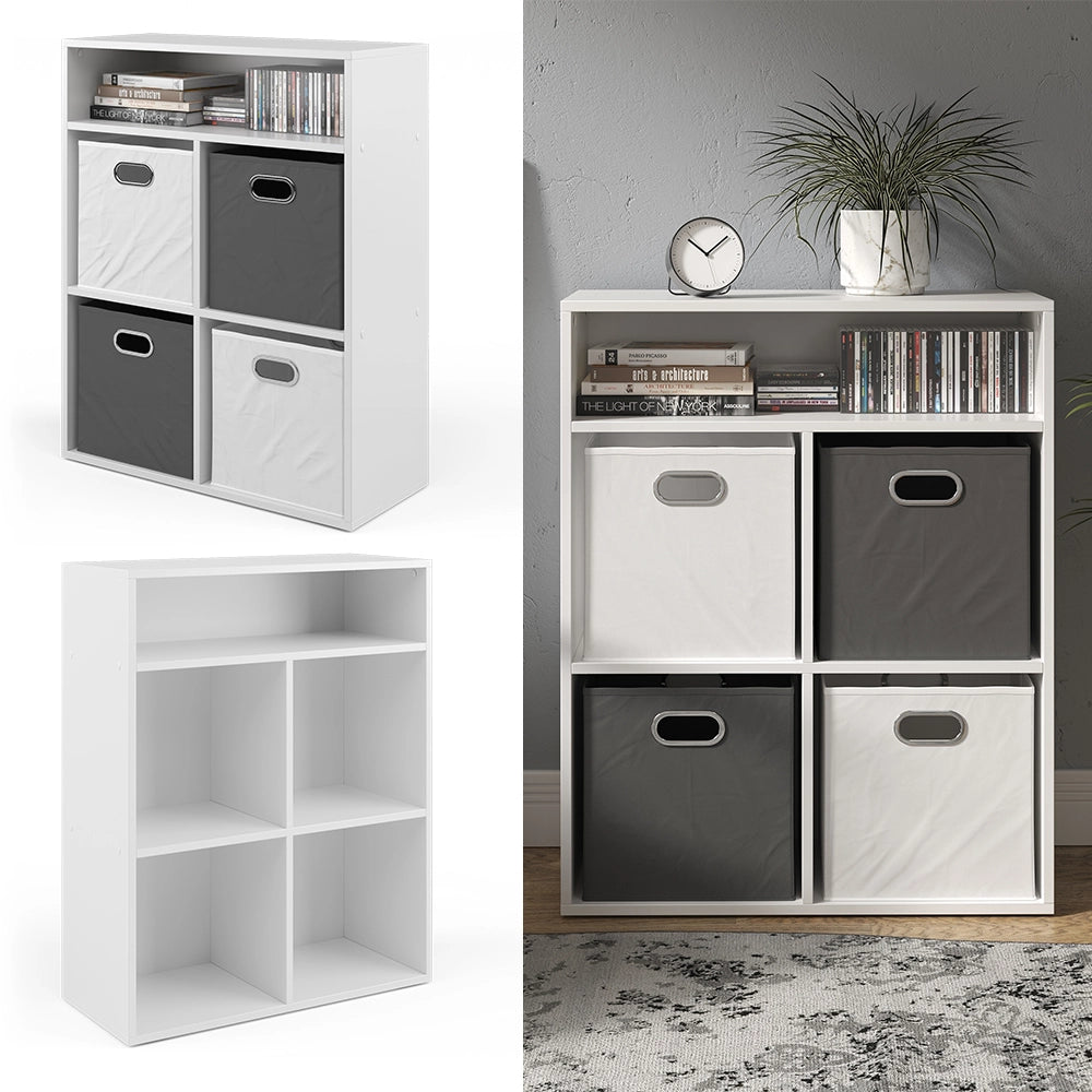 Vicco Libreria Bianco 72 x 90.2 cm 4 scomparti