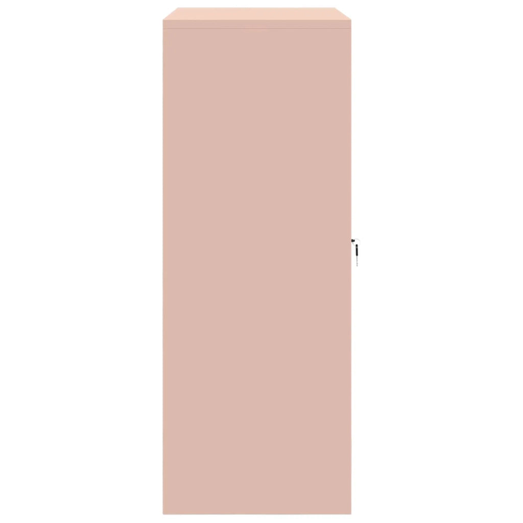 Armadio Rosa 90 x 40 x 105 cm Acciaio