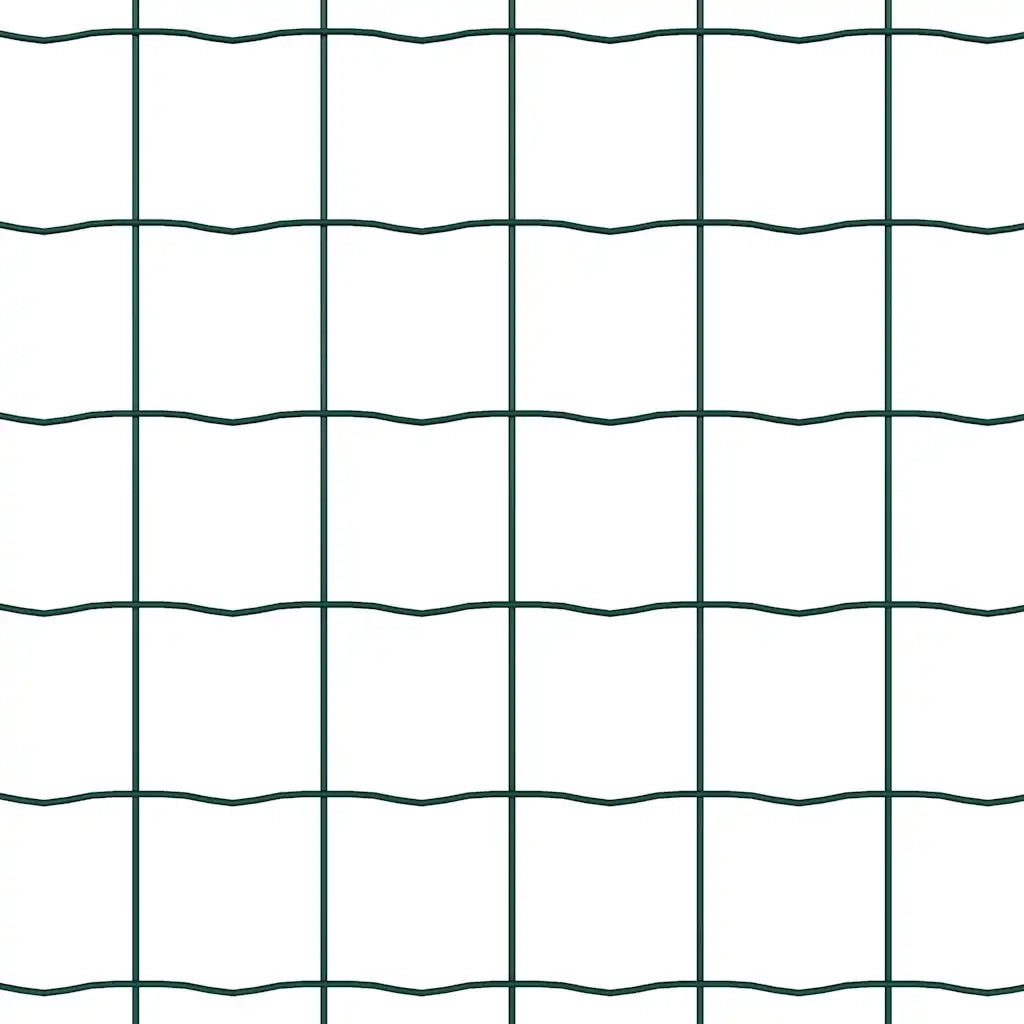 Recinzione con Posto Verde 0,6 x 50 m Acciaio e PVC 3350602