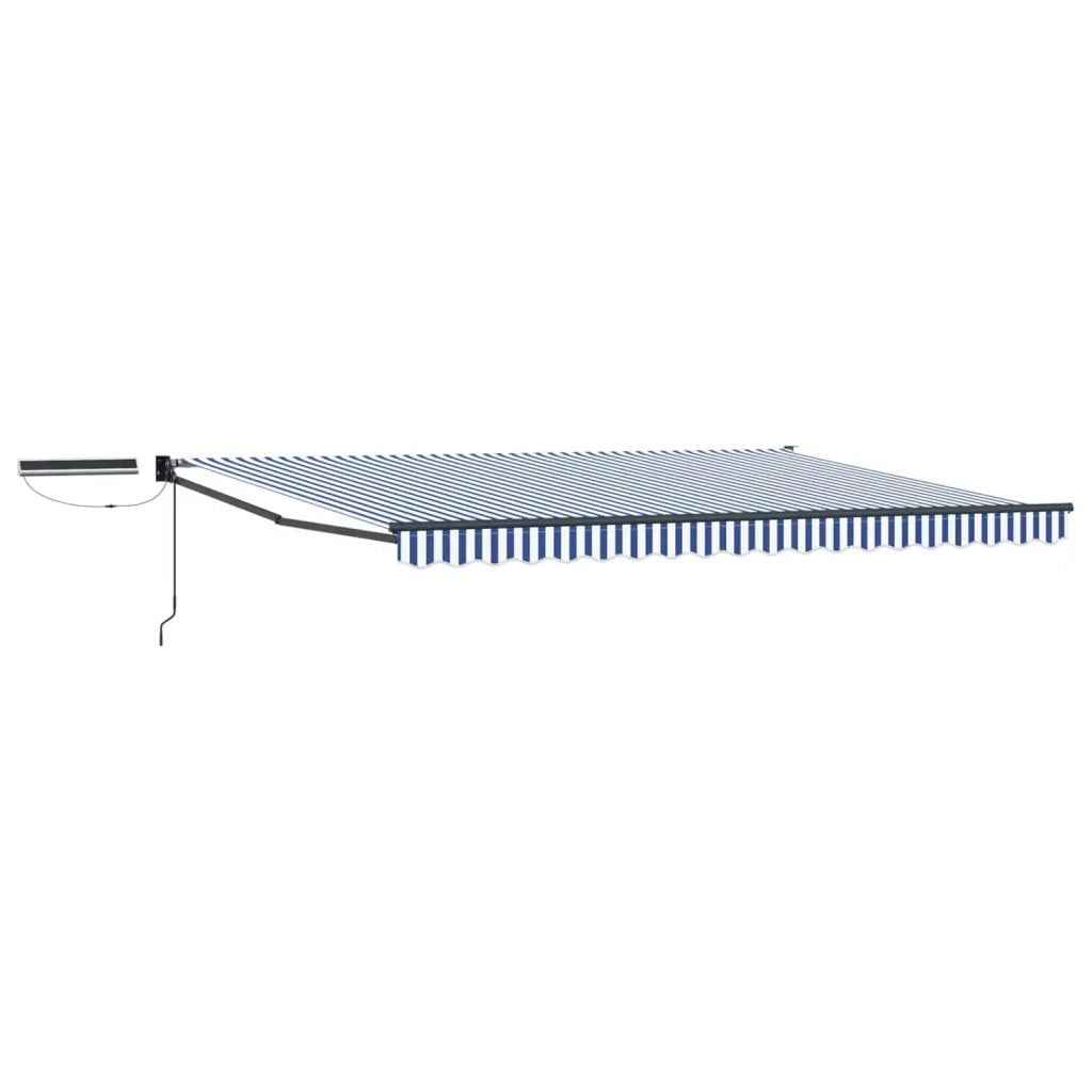 Tettuccio Elettrico Retrattile Blu, Bianco, Antracite 4 × 3 m 3420139