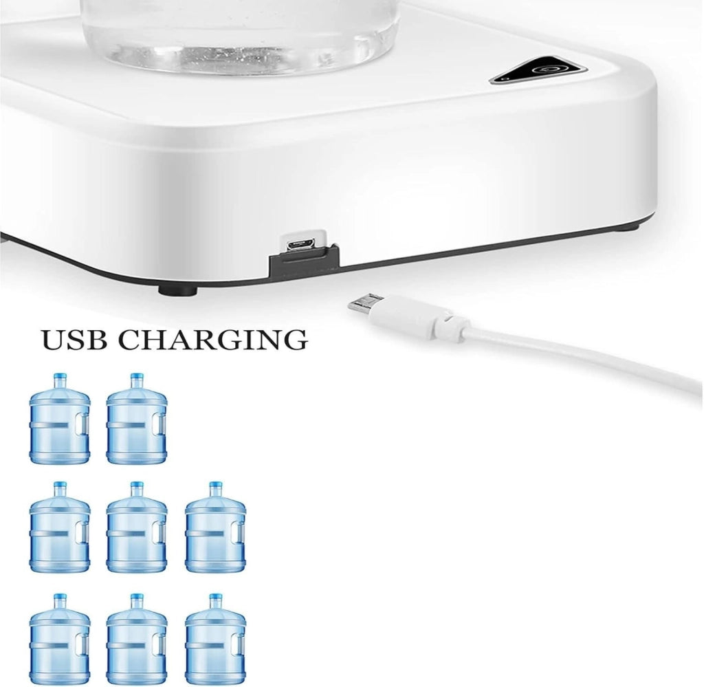 DISTRIBUTORE AUTOMATICO D'ACQUA ELETTRICO RICARICABILE USB C 800MAH AS-08116