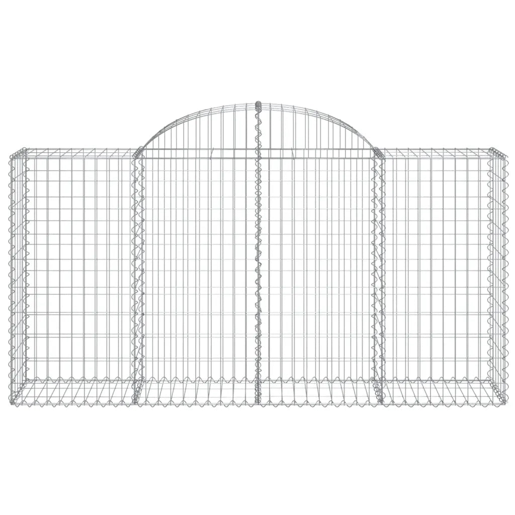 Cesti Gabbioni ad Arco 50 pz 200x50x100/120 cm Ferro Zincato 3146339
