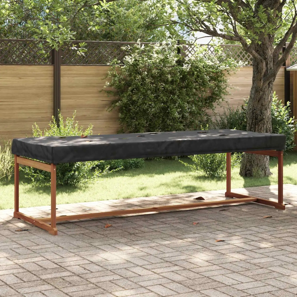 Copertura Tavolo Tinta unita Nero 262 x 102 x 15 cm Tessuto 4106128
