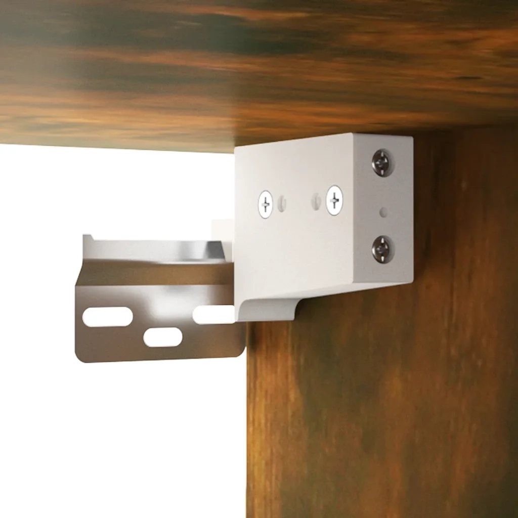 Comodino a Muro Rovere Fumo 35x35x20 cm 817573