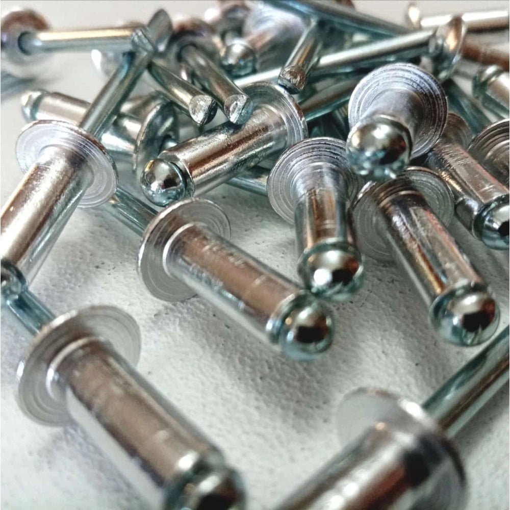 Rivetti alluminio / acciaio 6,0x22mm - 100pz modello a strappo