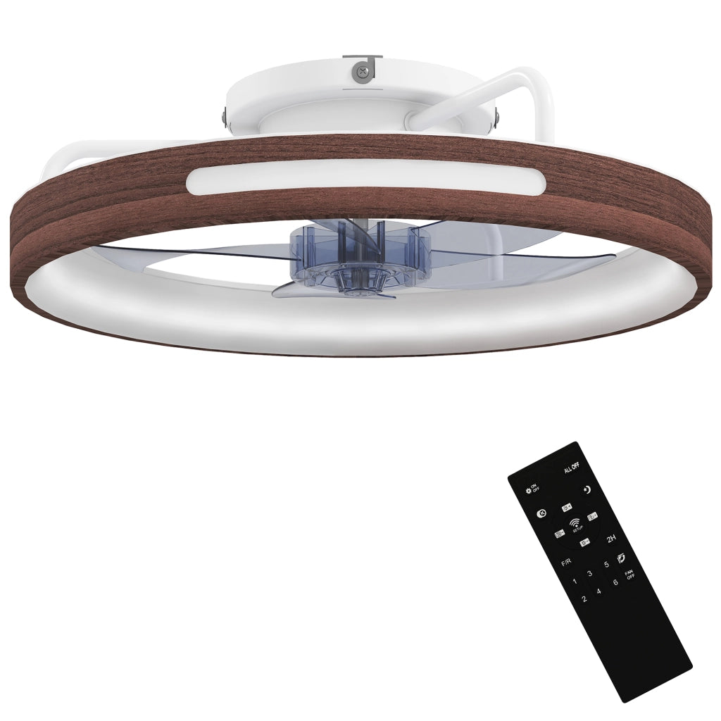 Ventilatore da Soffitto con Luce LED 40W ¨C Minimal ¨C Grigio