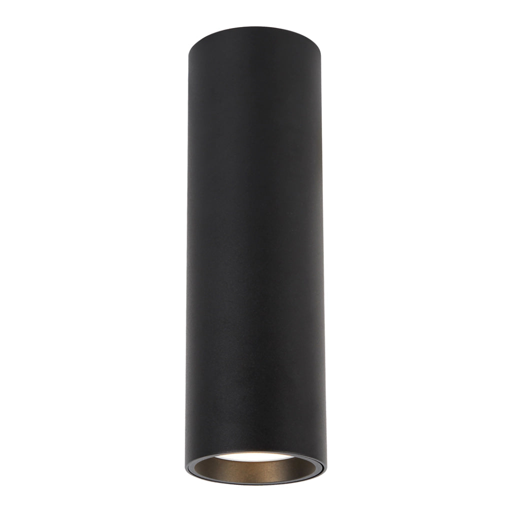Spot da soffitto tondo nero 20 cm GU10 8W Genesis Milagro