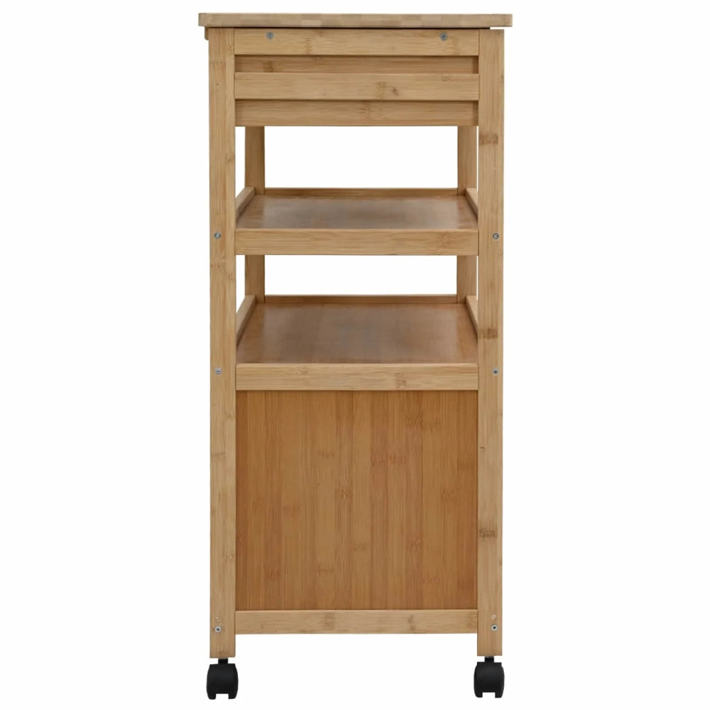 Carrello da Cucina con Ruote Naturale 59,5 x 36 x 82 cm Bamb¨´ CFW8996627